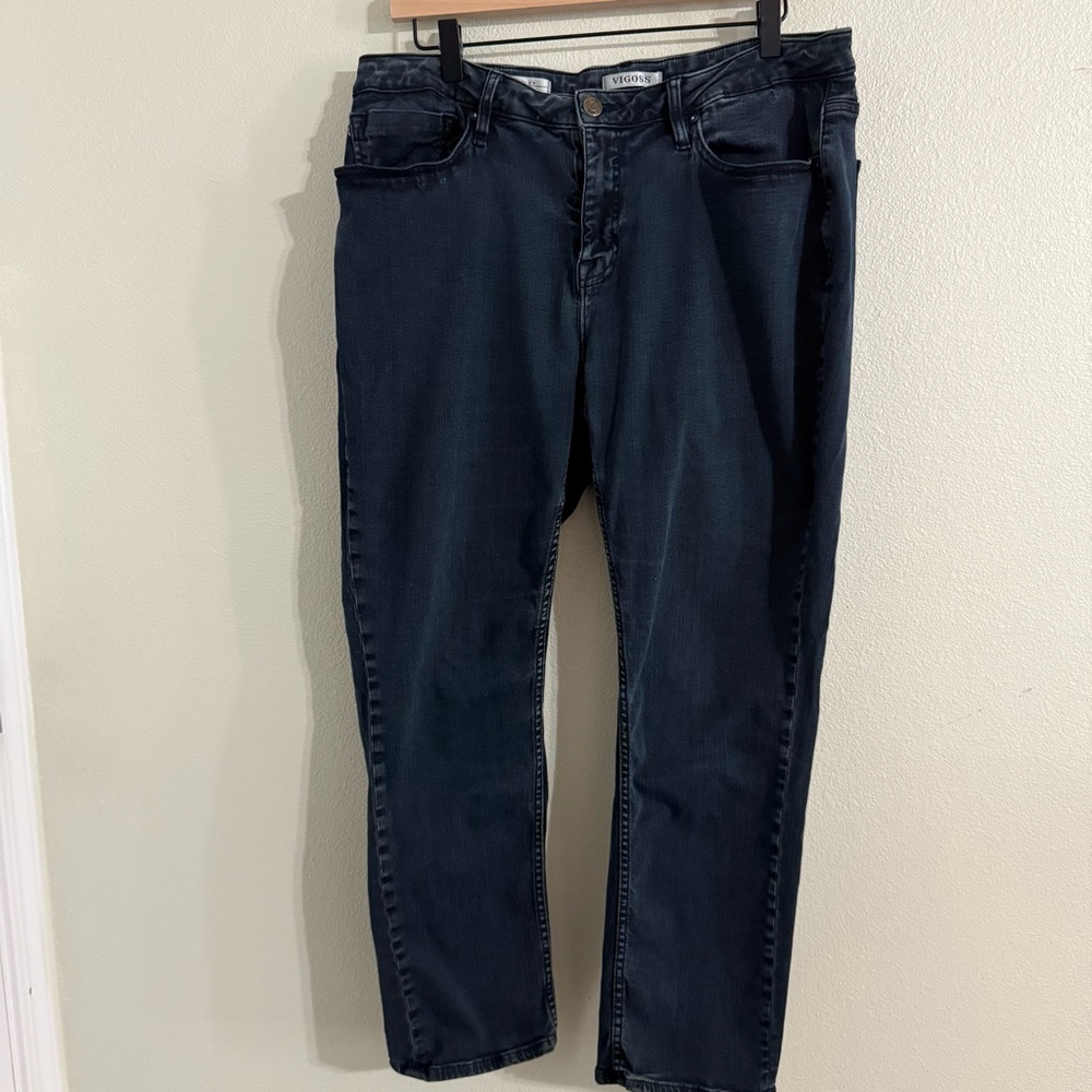 Vigoss Marley Black Skinny Jeans Size 18